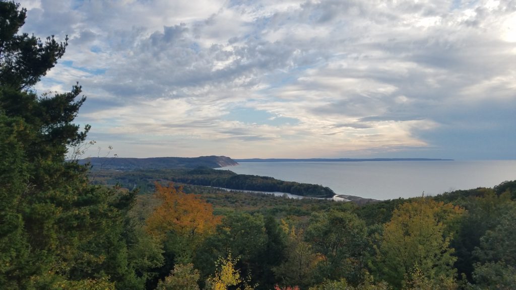 Glen Lake from the Inspiration Point.